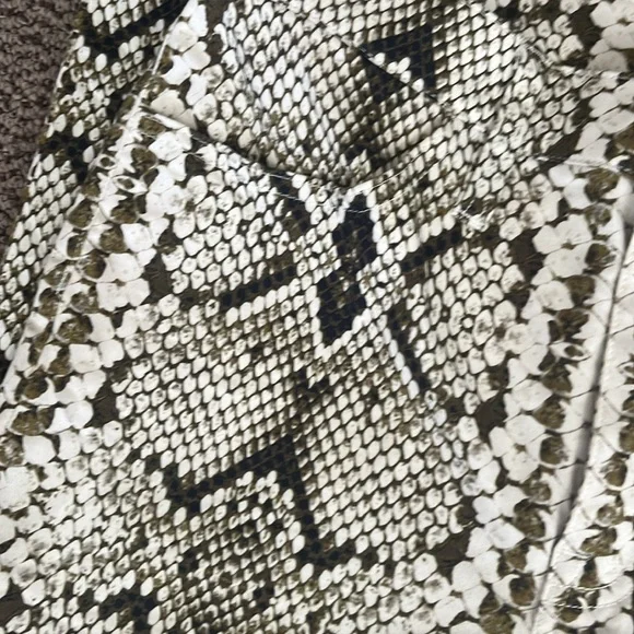 J. Crew green snake skin pant - Picture 8 of 9